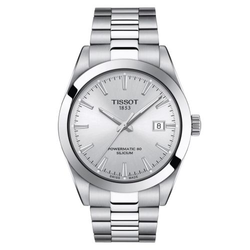 Tissot Gentleman Powermatic Stainless Steel / Silver / Bracelet